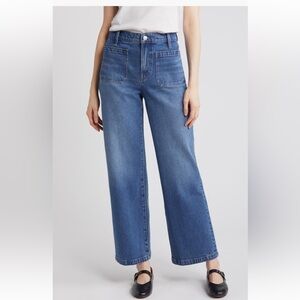 Madewell Perfect Vintage Patch Pocket Wide Leg Jeans